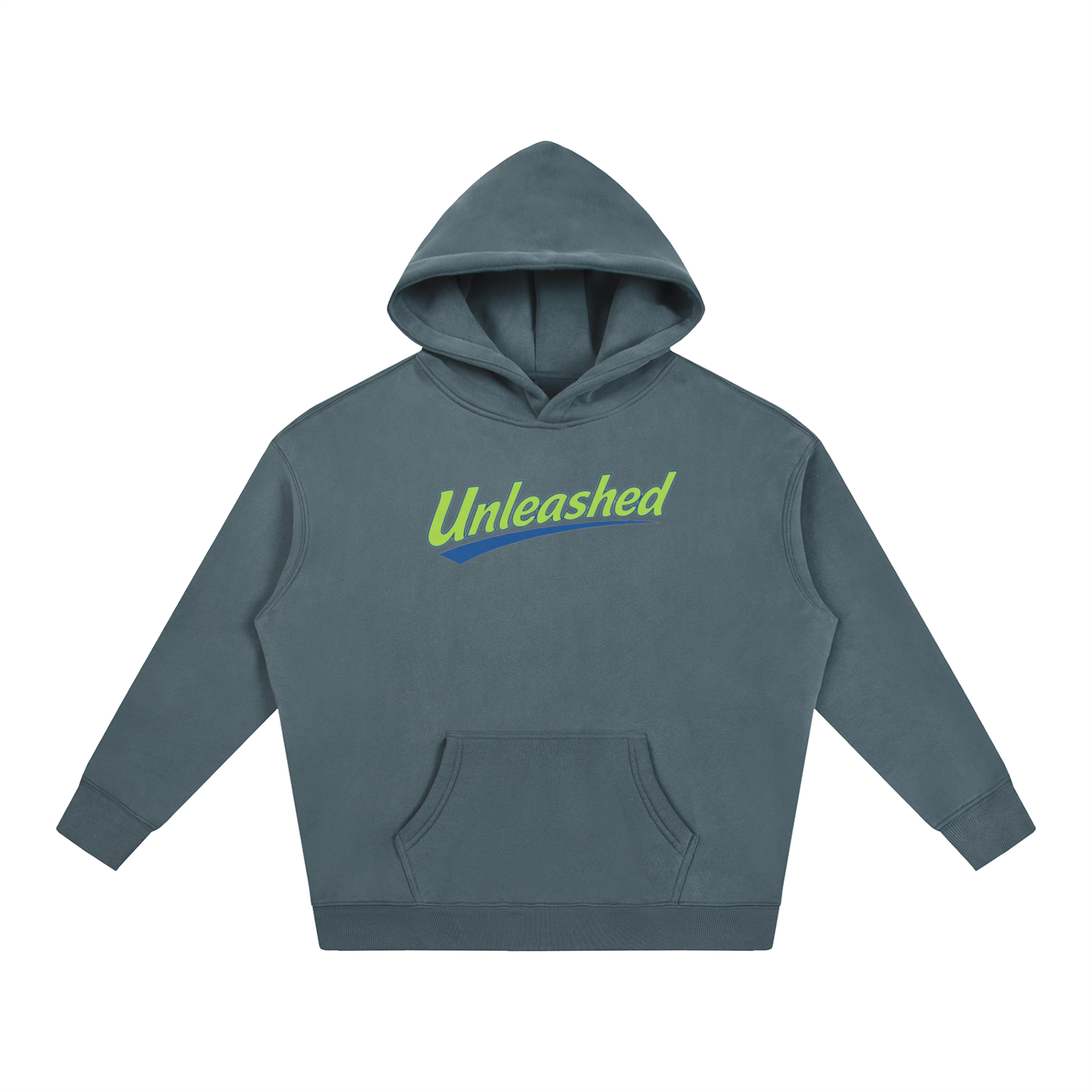 Unleashed Logo Green Hoodie