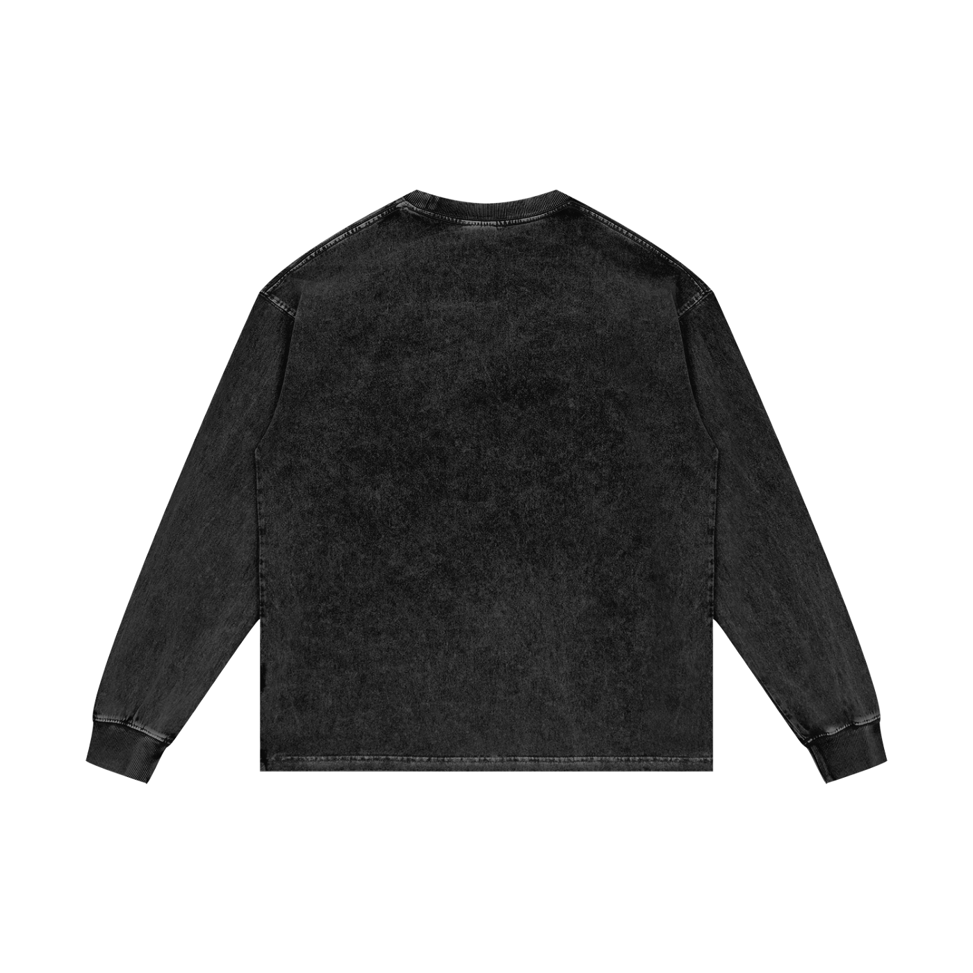 Unleashed Acid Wash Oversize Gold Long Sleeve