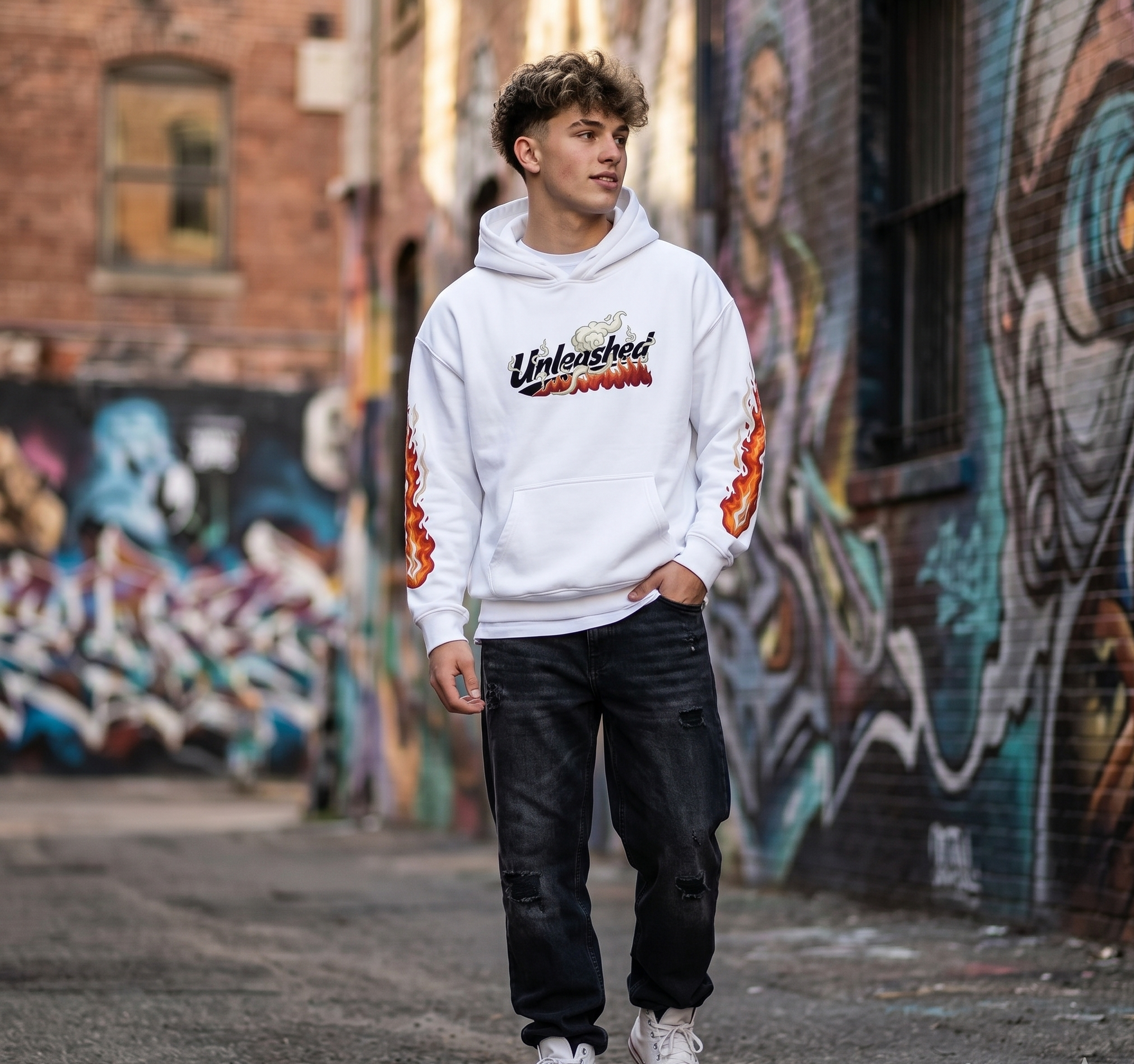 Unleashed Burning Blaze Hoodie