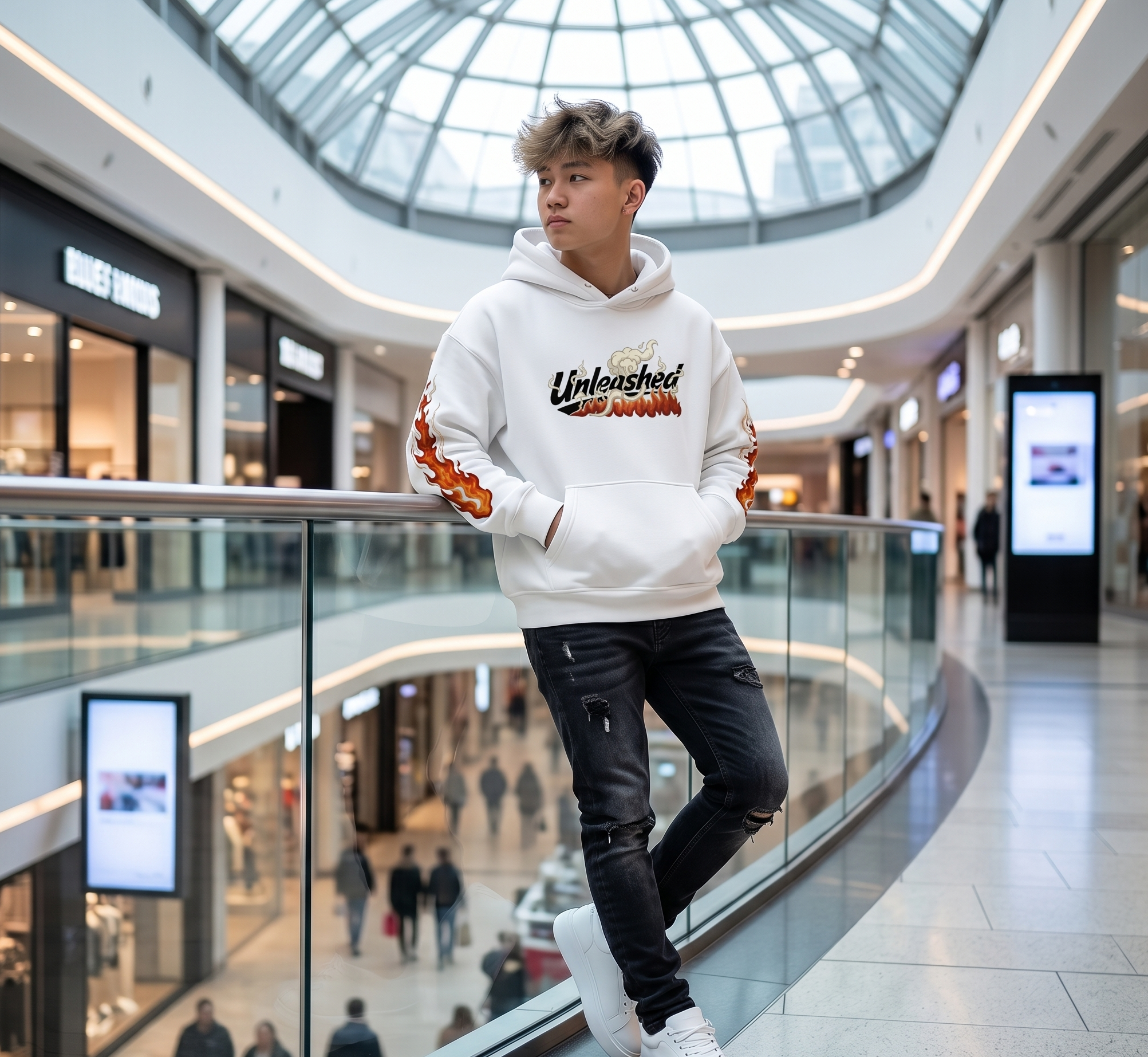 Unleashed Burning Blaze Hoodie