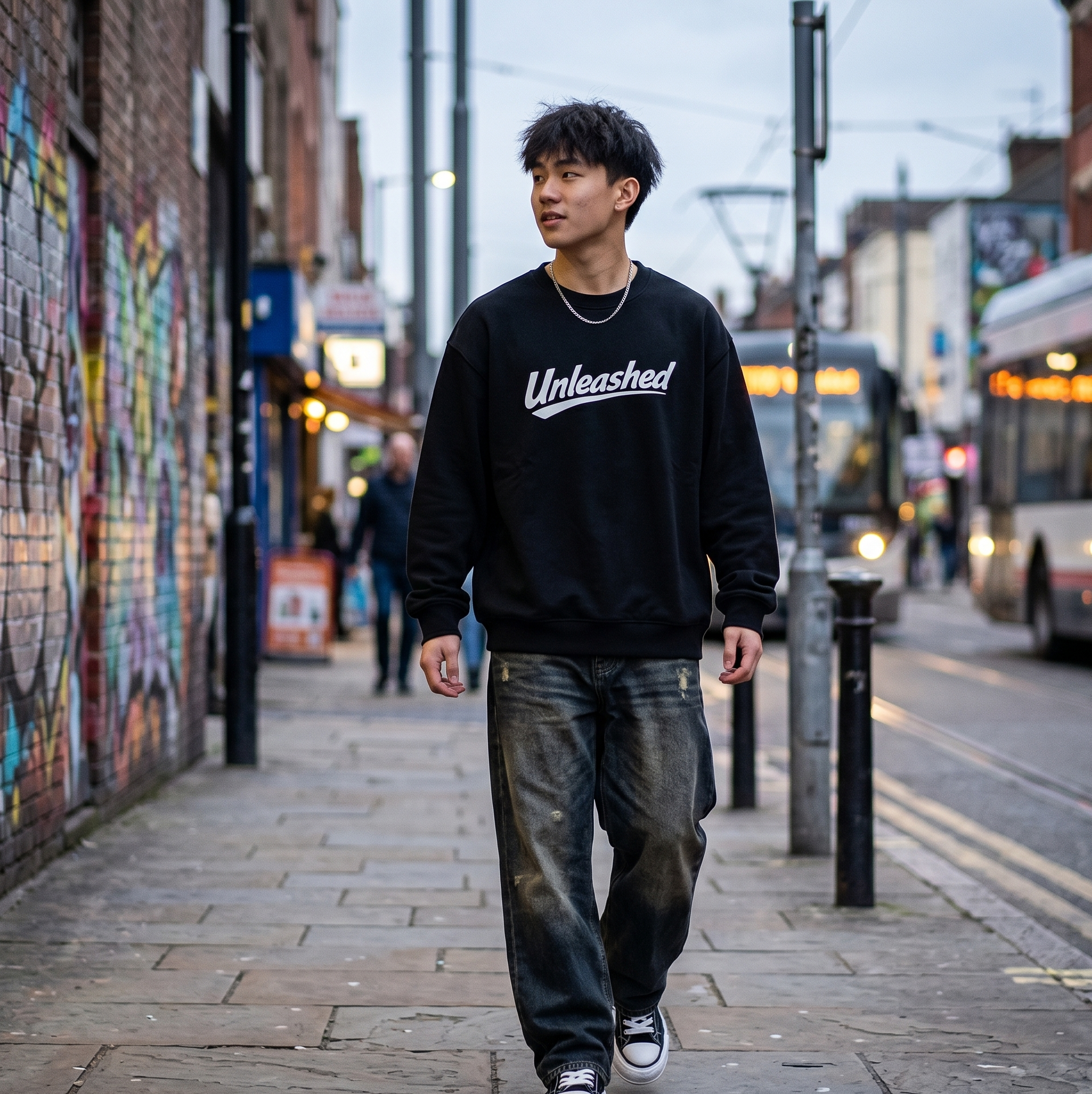 Unleashed Heavyweight Logo Crewneck