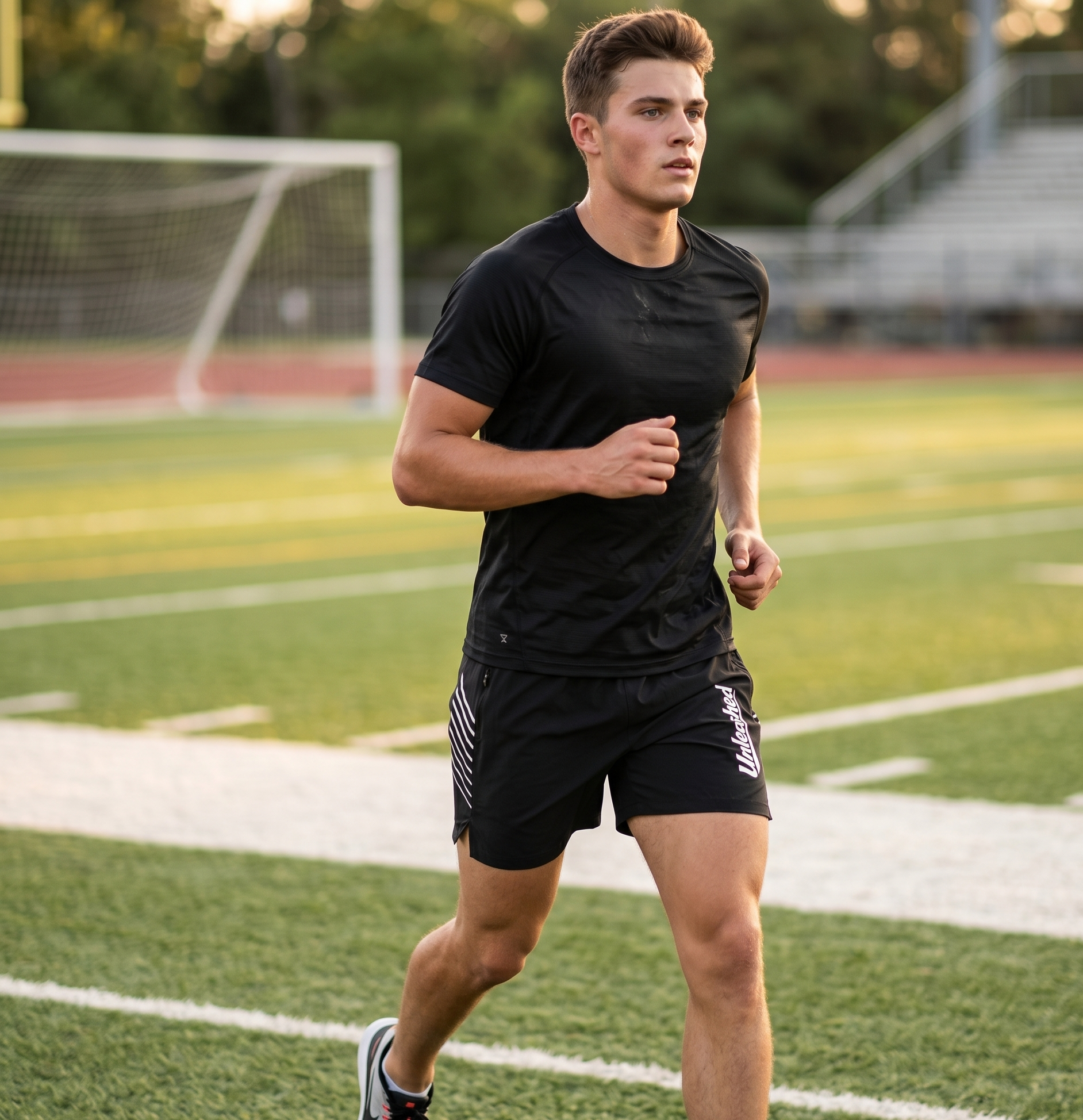 Unleashed Side-Stripe Performance Shorts