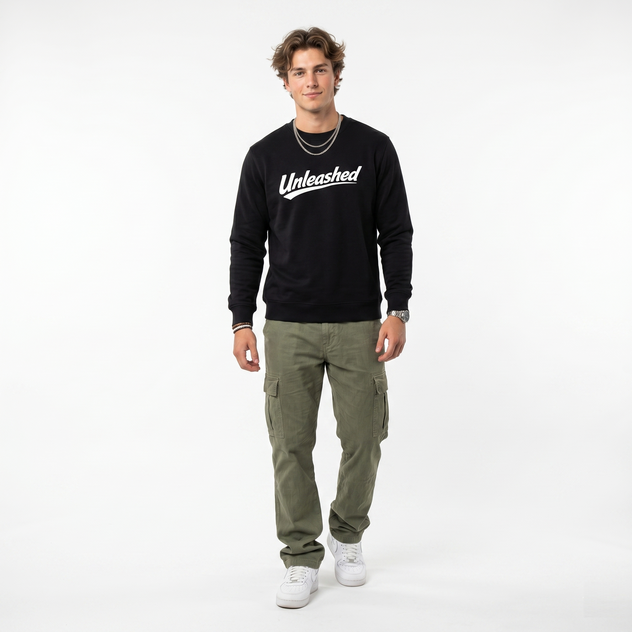 Unleashed Heavyweight Logo Crewneck