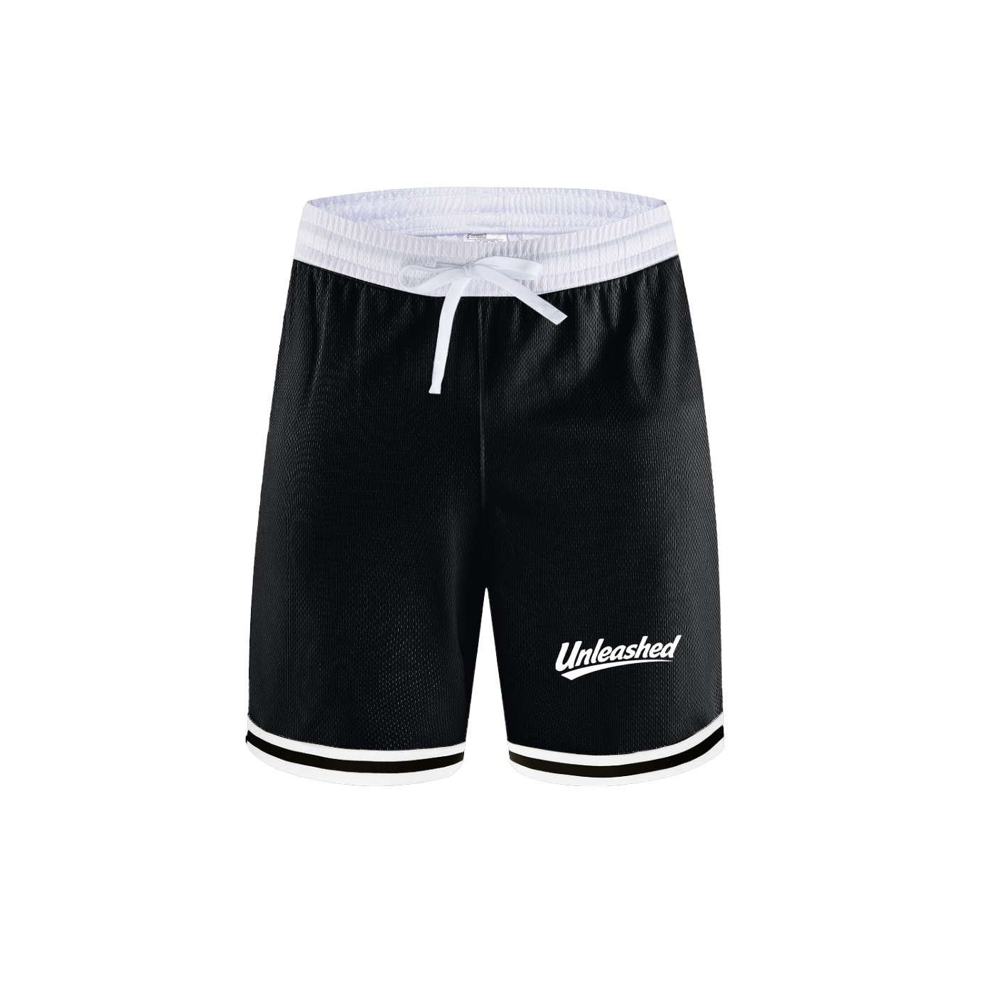 Unleashed Classic Stripe Trim Basketball Shorts