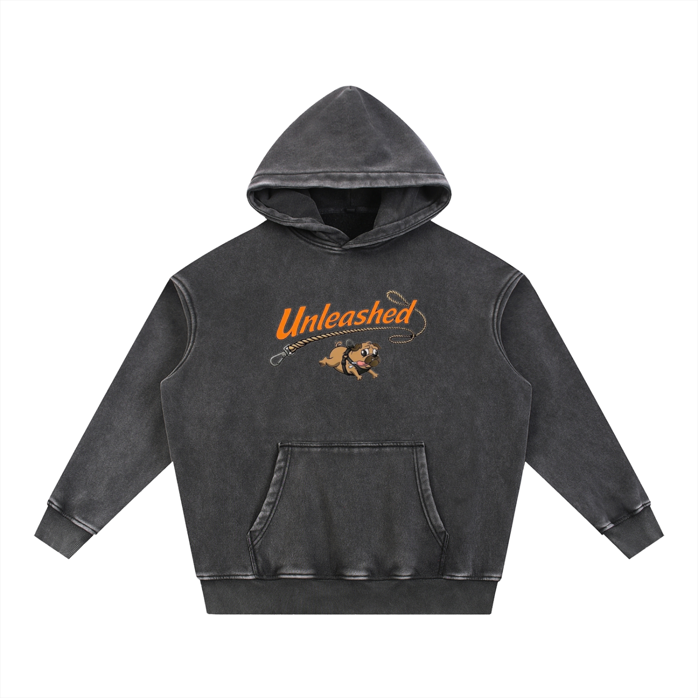 Unleashed Snow Wash Off The Leash Oversize Hoodie