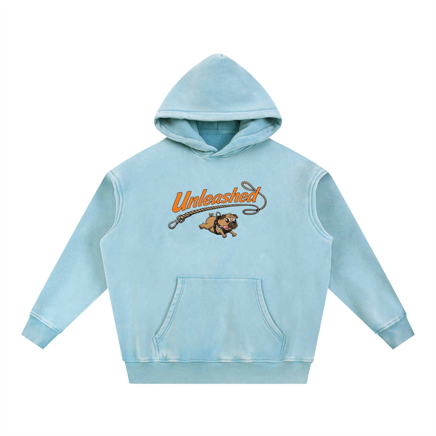 Unleashed Snow Wash Off The Leash Oversize Hoodie