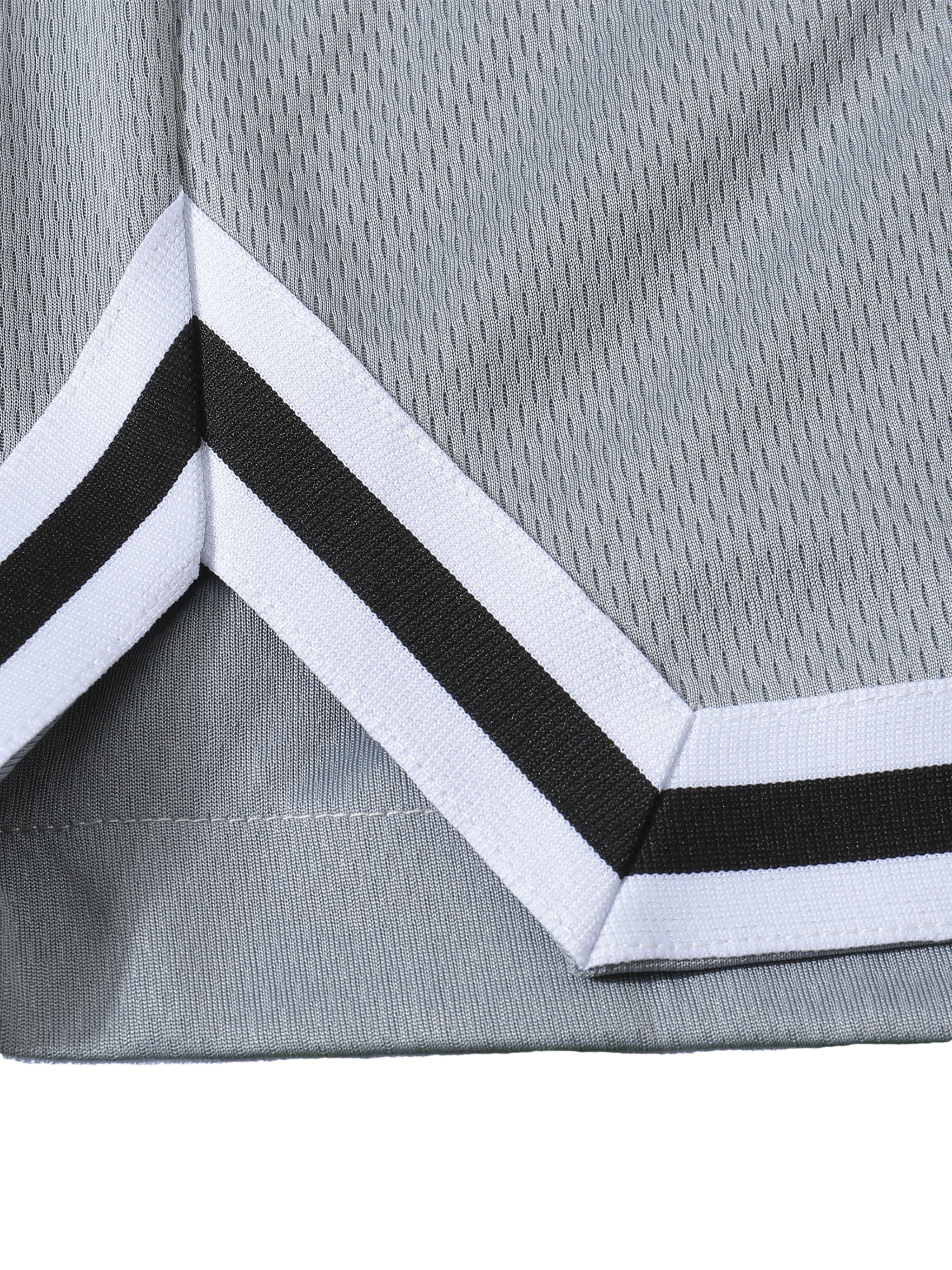 Unleashed Classic Stripe Trim Basketball Shorts